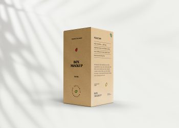 Craft Paper Box Free Mockup