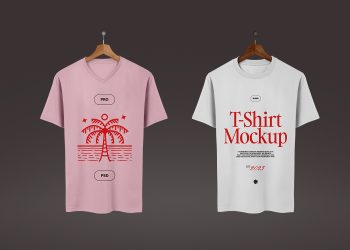 Double T-Shirt’s Free Mockup