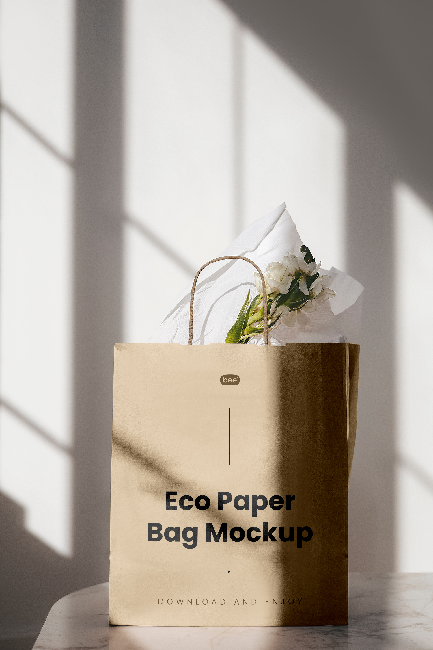 Eco Paper Bag Free Mockup