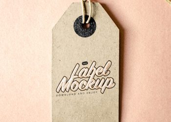 Eco Paper Label Free Mockup