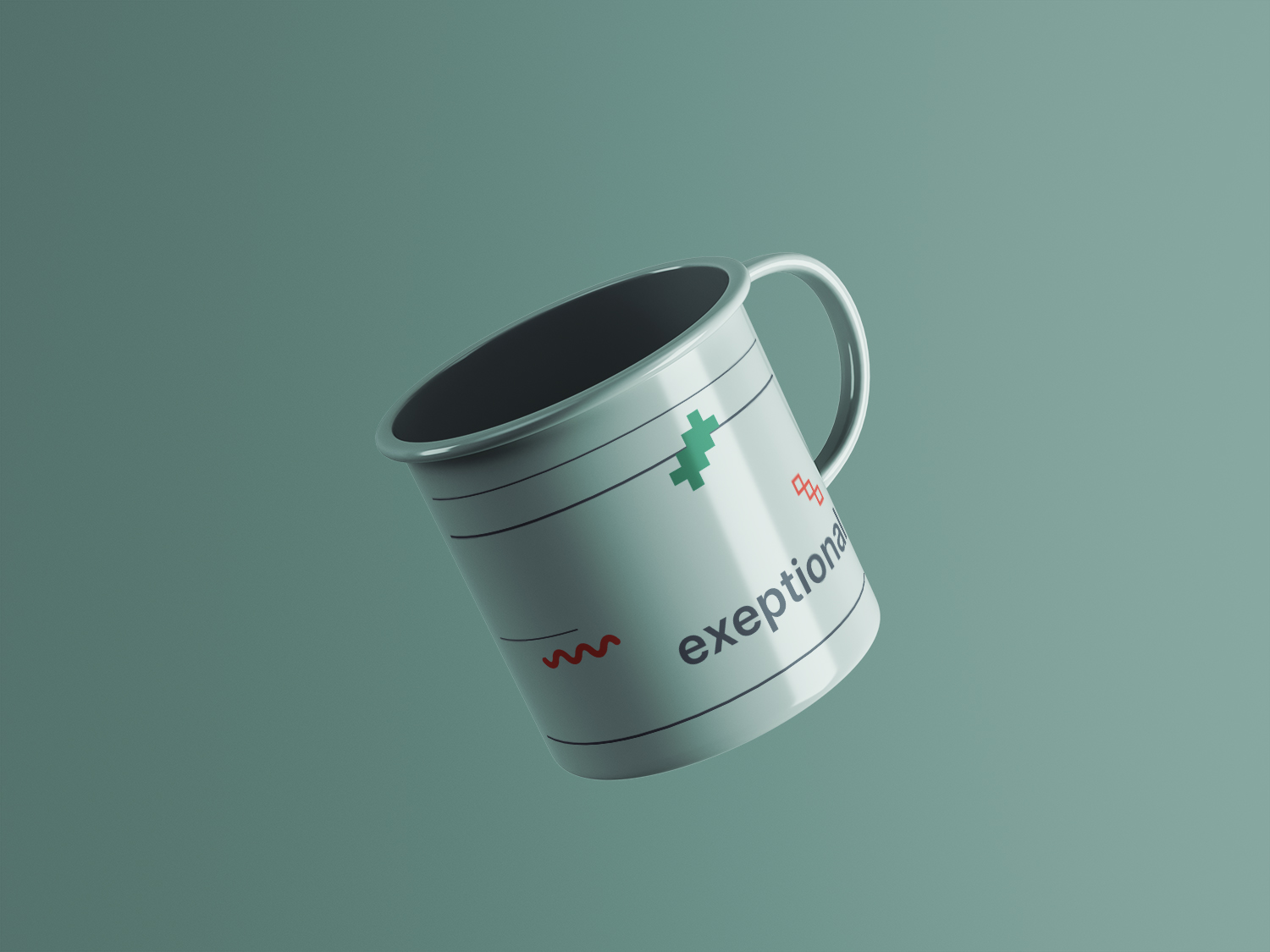 Enamel Mug Free Mockup