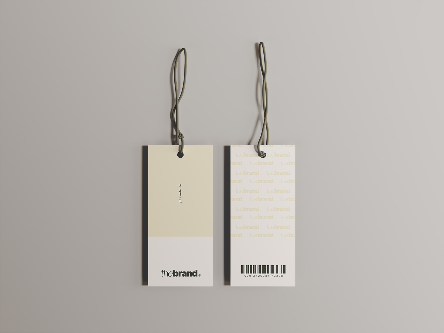 Label Tags Mockup Free Mockup