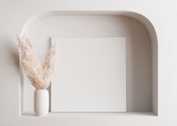 Minimalist Interior Canvas Free Mockup