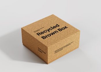 Recycled Box Free Mockup