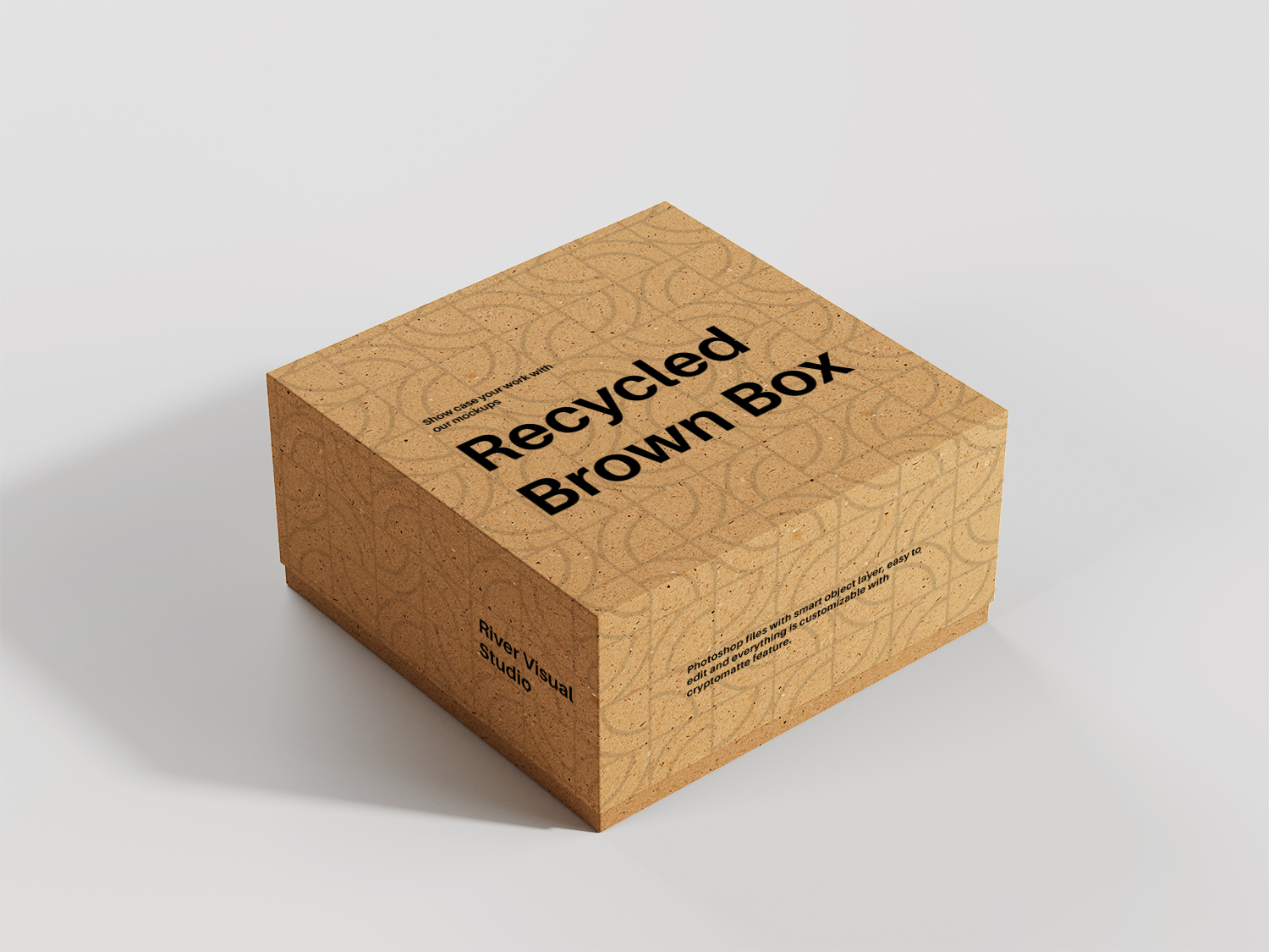 Recycled Box Free Mockup