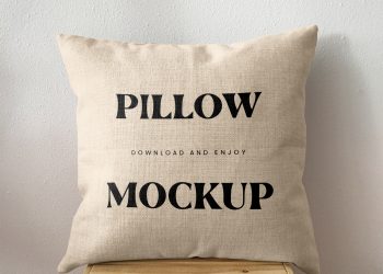 Square Pillow Free Mockup