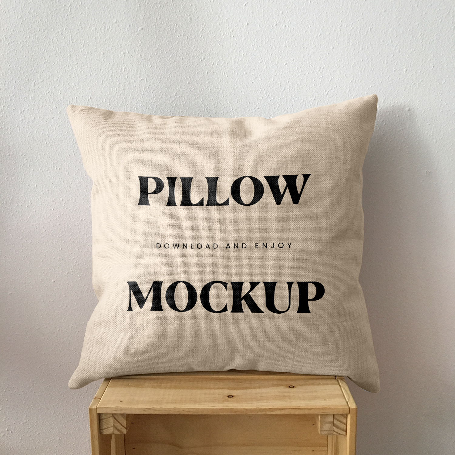 Square Pillow Free Mockup