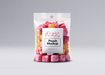 Sugar Candy Pouch Free Mockup