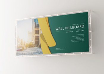 Wall Billboard Free Mockup