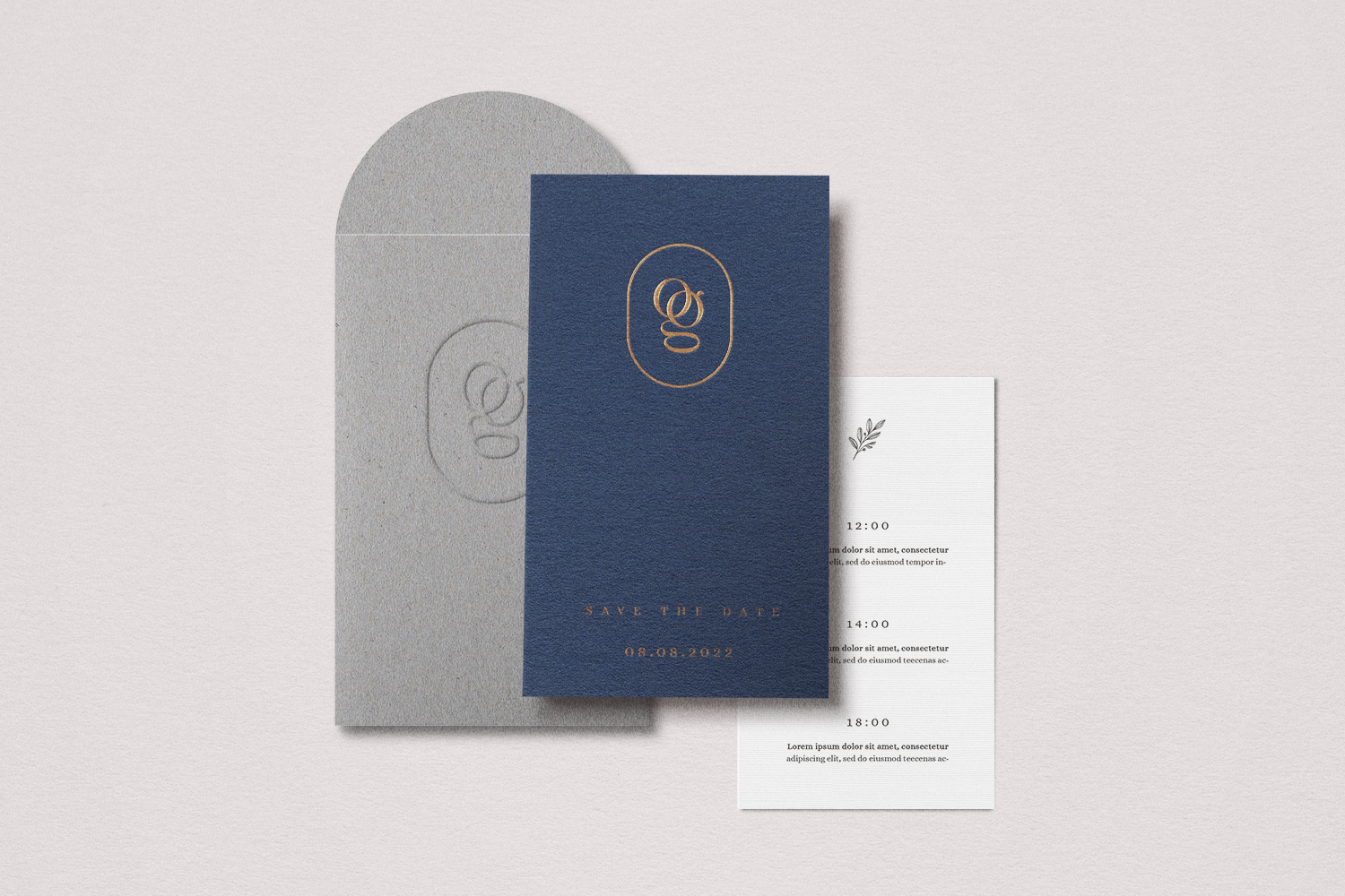 Wedding Card Free Mockup