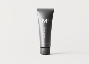 Black Cream Tube Free Mockup