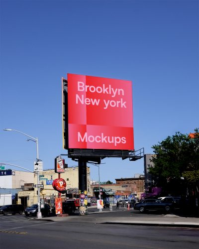 Brooklyn, NY Billboard Free Mockup