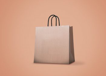 Brown Paper Bag Free Mockup