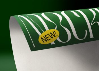 Close Up Paper Free Mockup