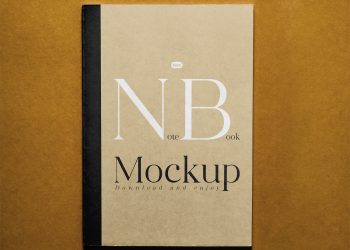 Exercise Book Free Mockup