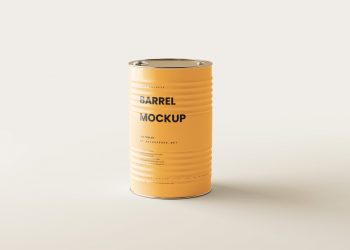 Barrel Free Mockup