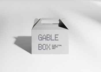 Gable Box Free Mockup