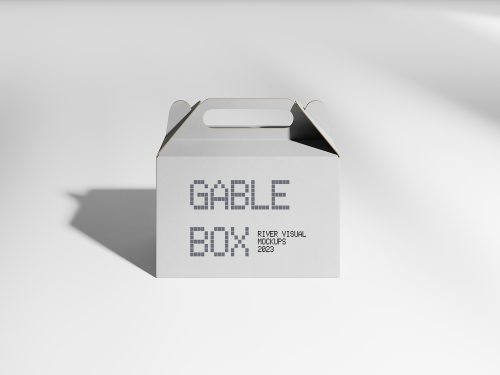 Gable Box Free Mockup