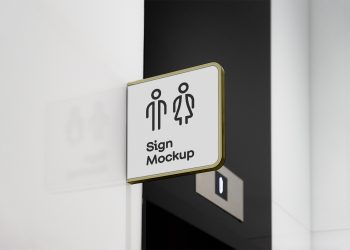Modern Sign Free Mockup