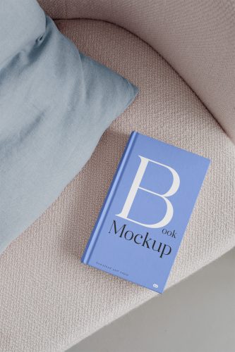 Oblong Book Free Mockup