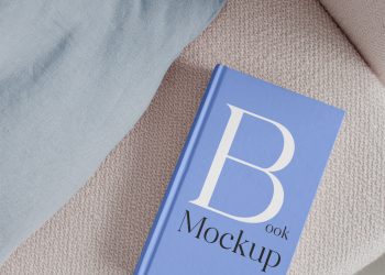 Oblong Book Free Mockup