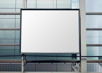 Outdoor Advertising Panel Free Mockup
