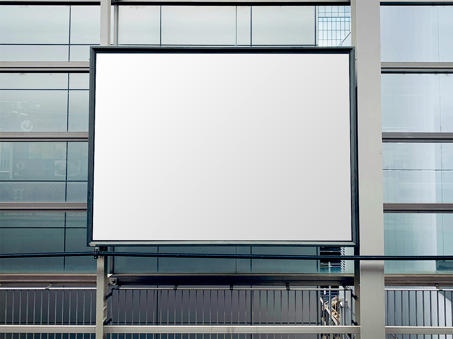 Outdoor Advertising Panel Free Mockup