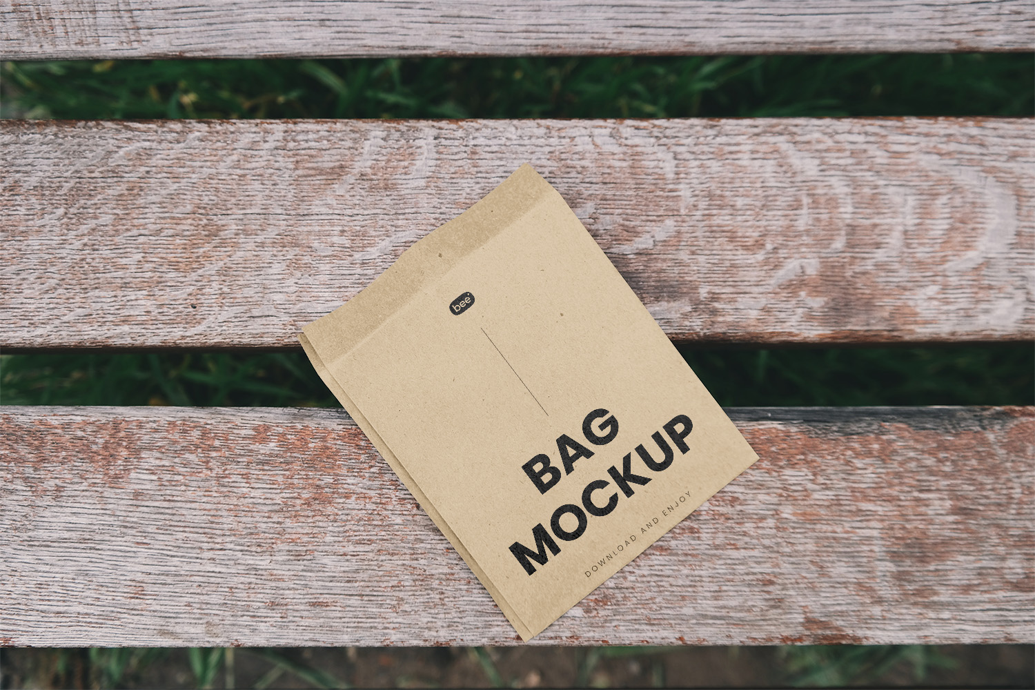 Paper Food Bag Free Mockup