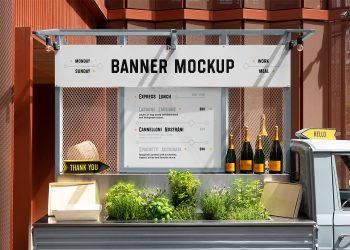 Restaurant Food Truck Free Mockup