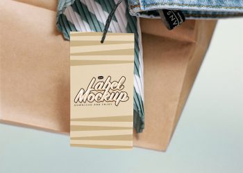 Shopping Label Free Mockup