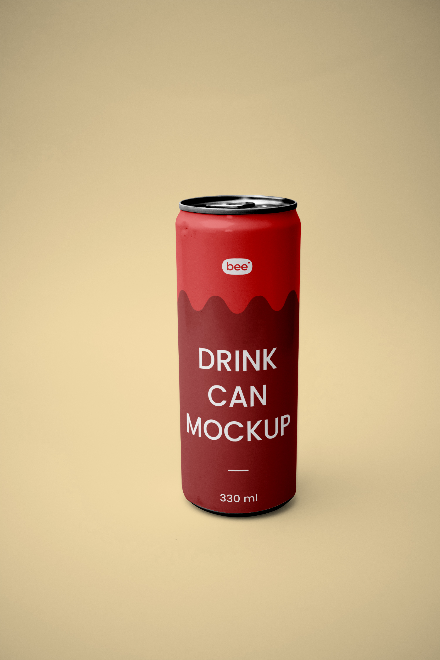 Standing Can Free Mockup