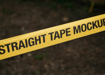 Straight Tape Free Mockup