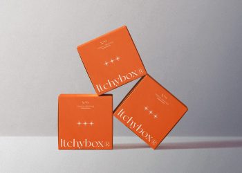 Three Boxes Free Mockup