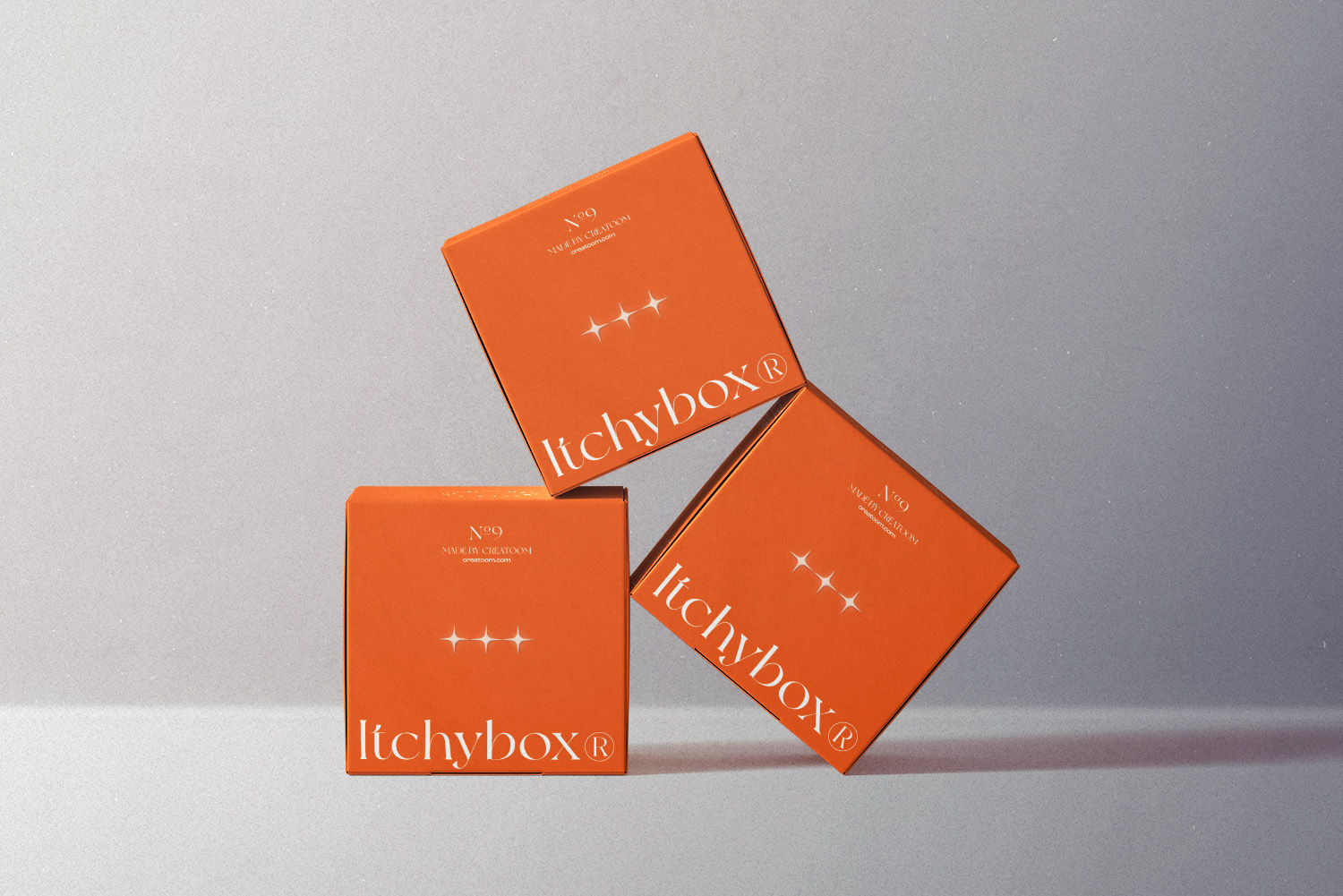 Three Boxes Free Mockup