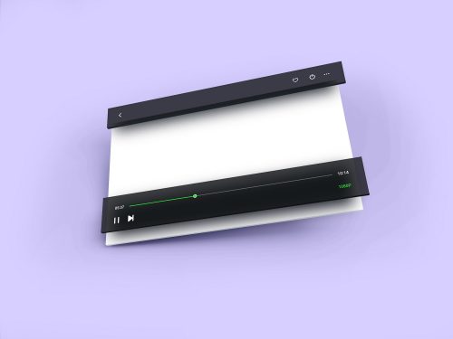 Video Player Free Mockup