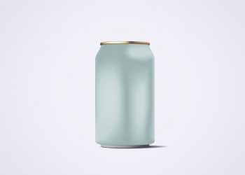 330ml Soda or Beer Can Free Mockup