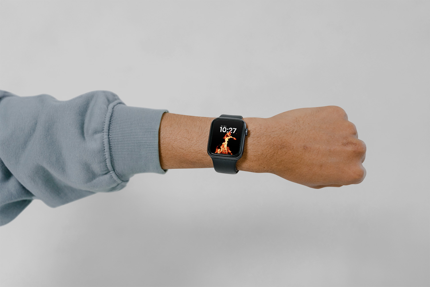 Apple Watch on Hand Free Mockup