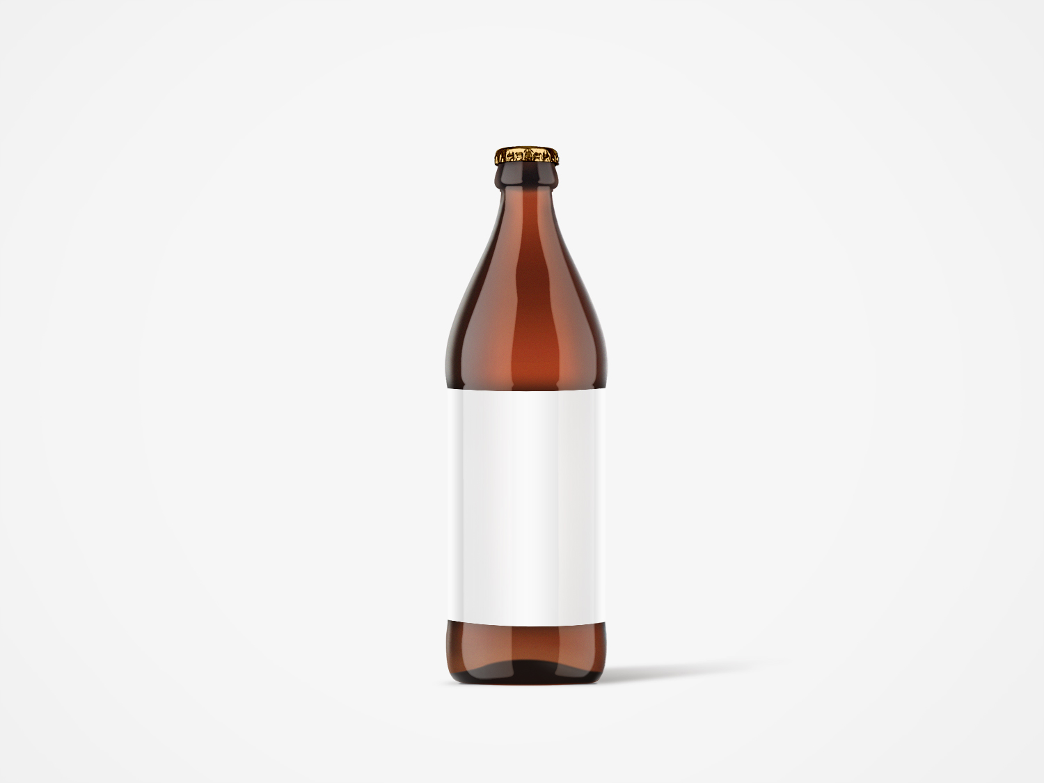 Beer Bottle Free Mockup