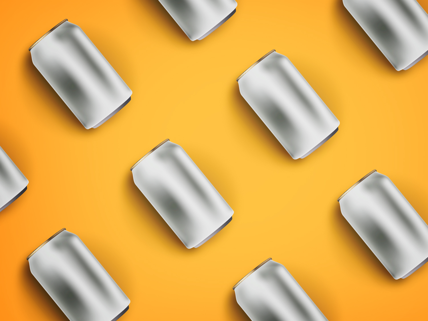 Beer or Soda Can Free Mockup