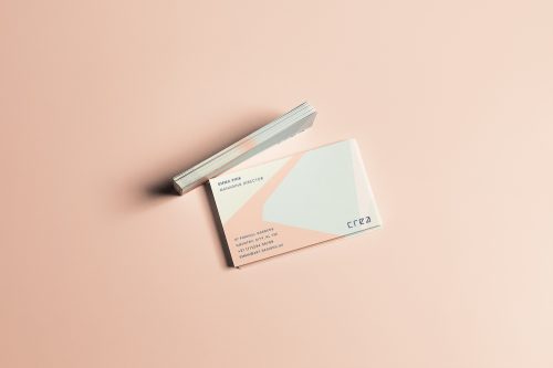 Business Card Edge Free Mockup