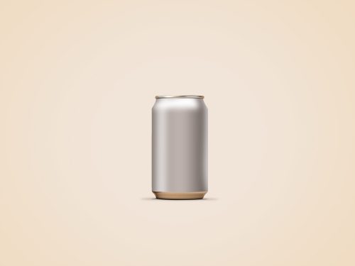 Drink Free Can Mockup