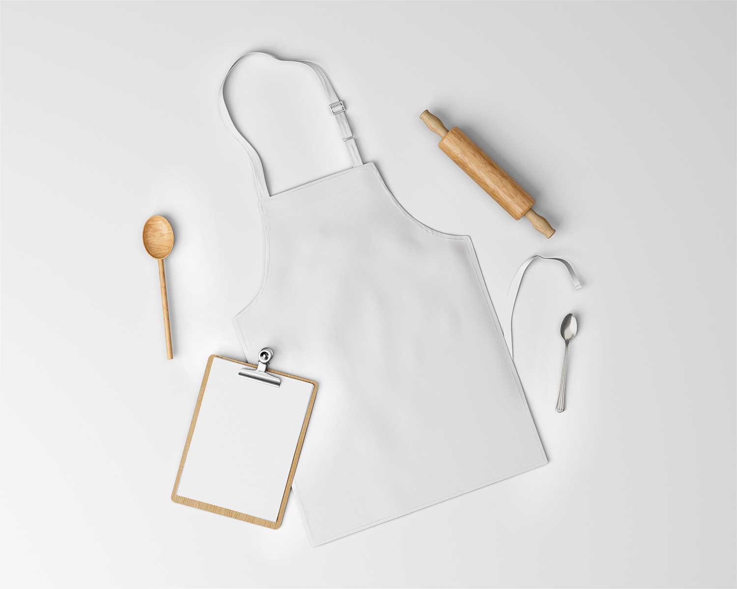 Fabric Apron Branding Free Mockup