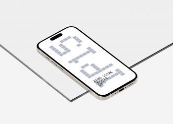 Glass Plane iPhone 15 Pro Free Mockup