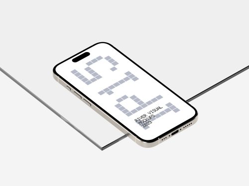 Glass Plane iPhone 15 Pro Free Mockup