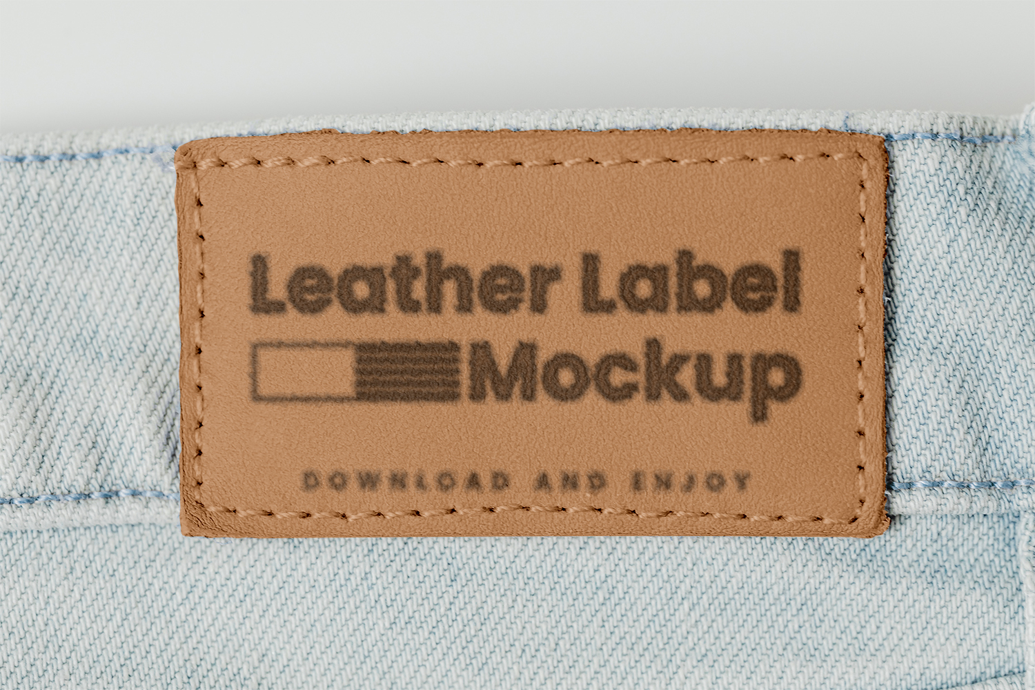 Leather Label Free Mockup