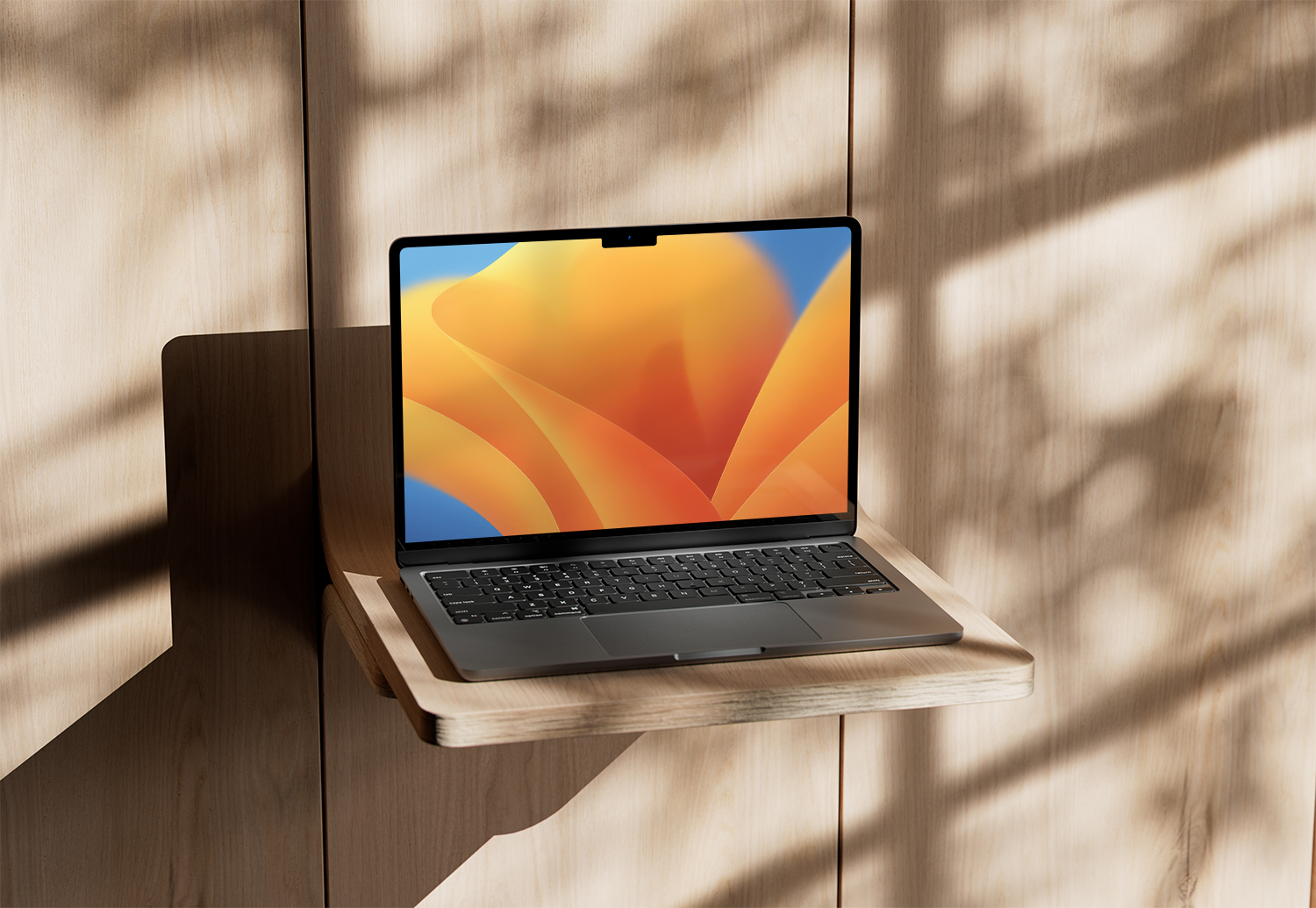 M2 Macbook Air Free Mockup