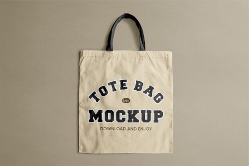 Material Shopping Bag Free Mockup