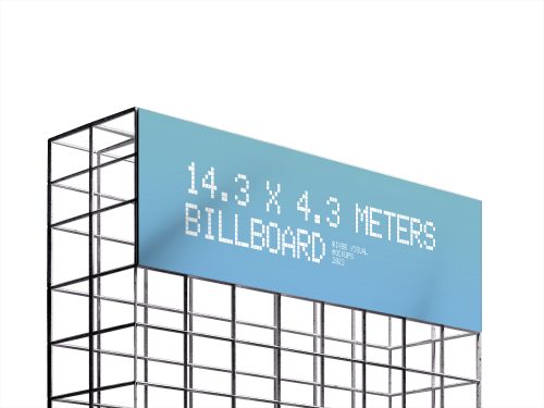 Mesh Billboard Free Mockup