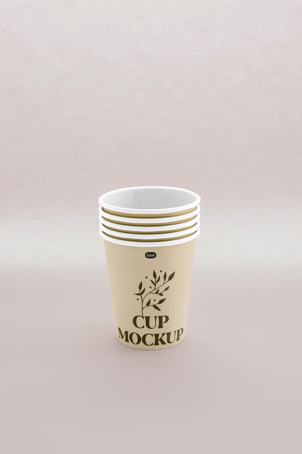Paper Cups Stack Free Mockup | Free Mockup World