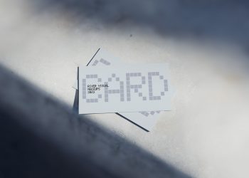 Side Road Business Card Free Mockup